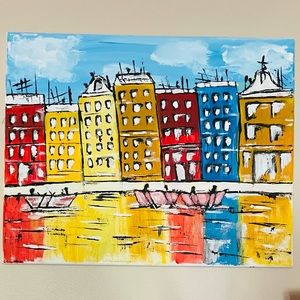 Handmade abstract painting